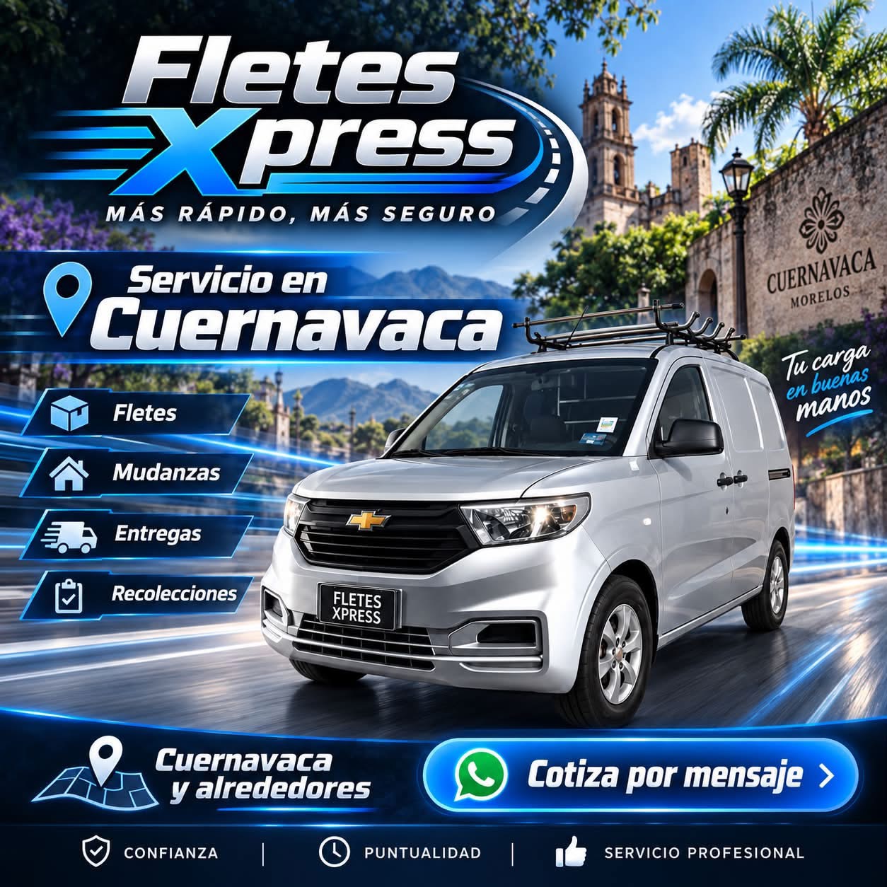 Servicio de Fletes Xpress en Cuernavaca